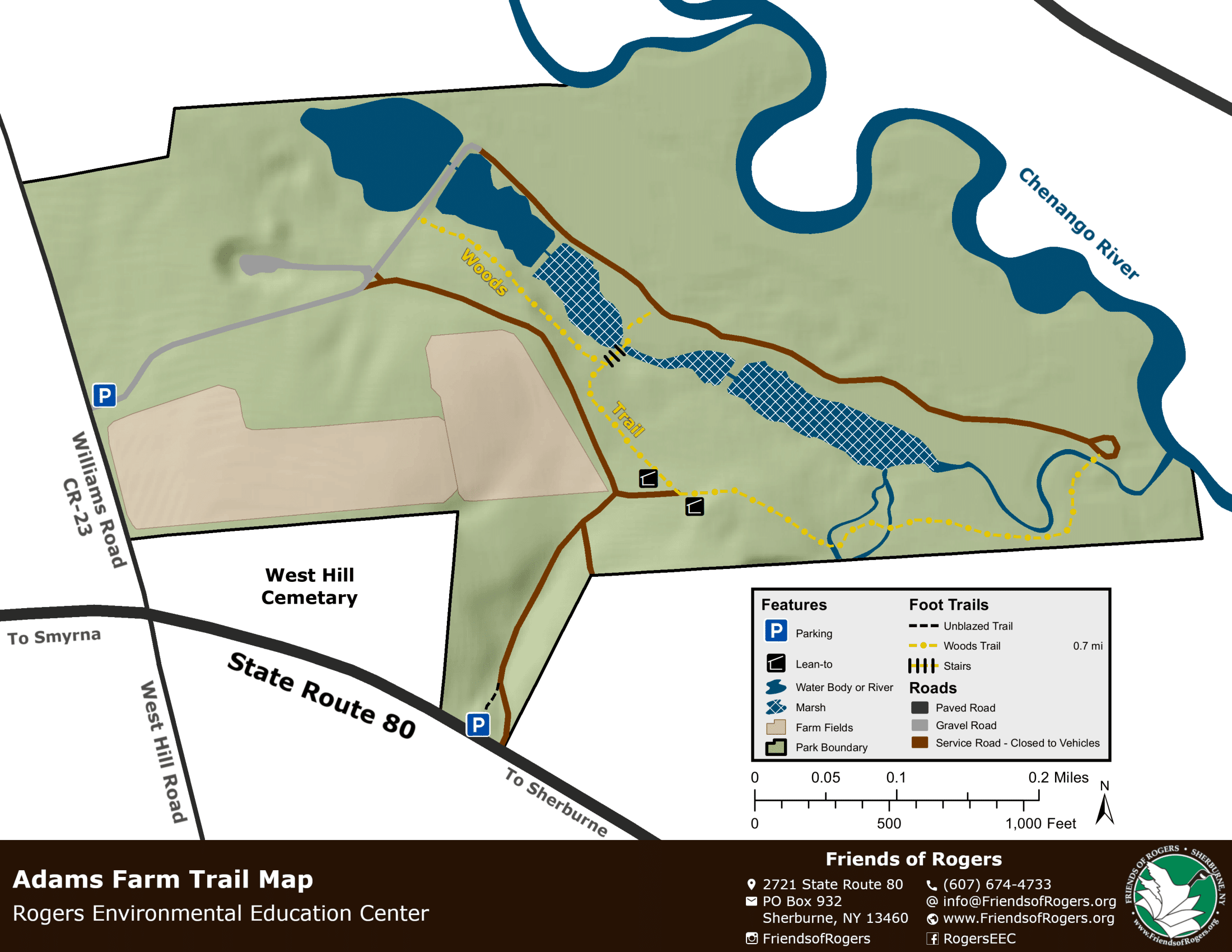 Adams Farm Color Map