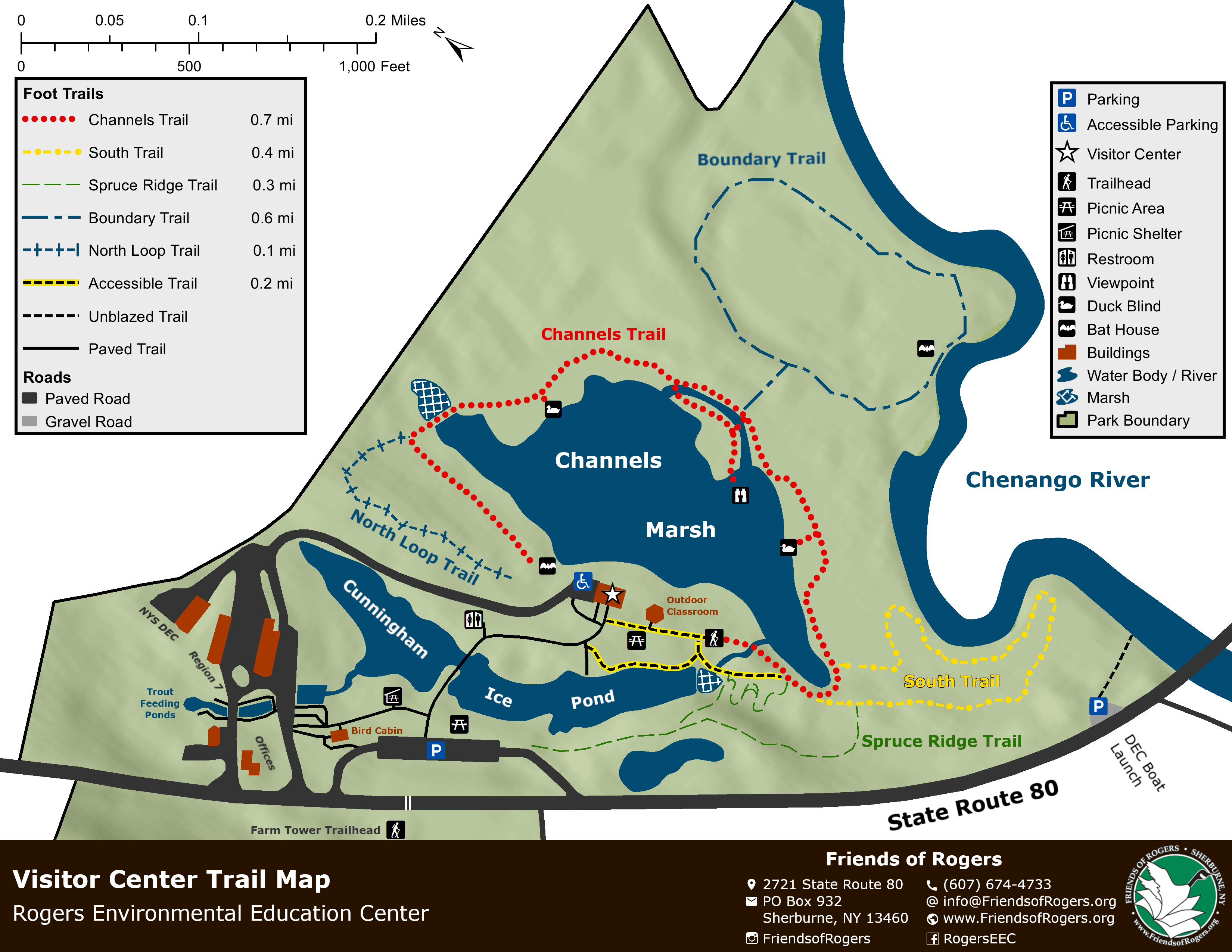 Visitor Center Color Map